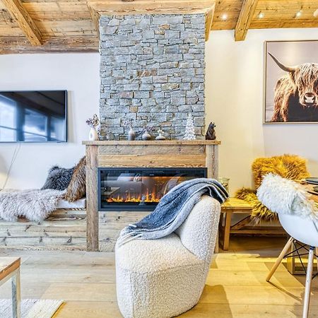Appartement Style Chalet 5* Vue Mont-Blanc - Arc 1950 Les Arcs  外观 照片