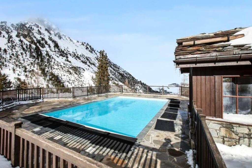 Appartement Style Chalet 5* Vue Mont-Blanc - Arc 1950 Les Arcs  外观 照片