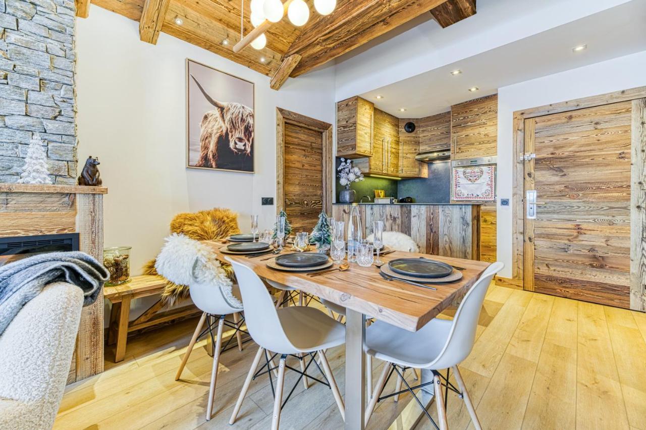 Appartement Style Chalet 5* Vue Mont-Blanc - Arc 1950 Les Arcs  外观 照片