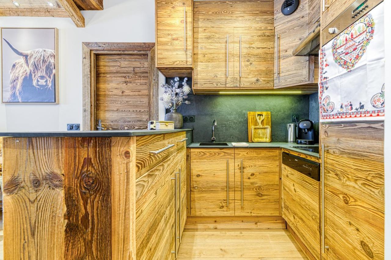 Appartement Style Chalet 5* Vue Mont-Blanc - Arc 1950 Les Arcs  外观 照片