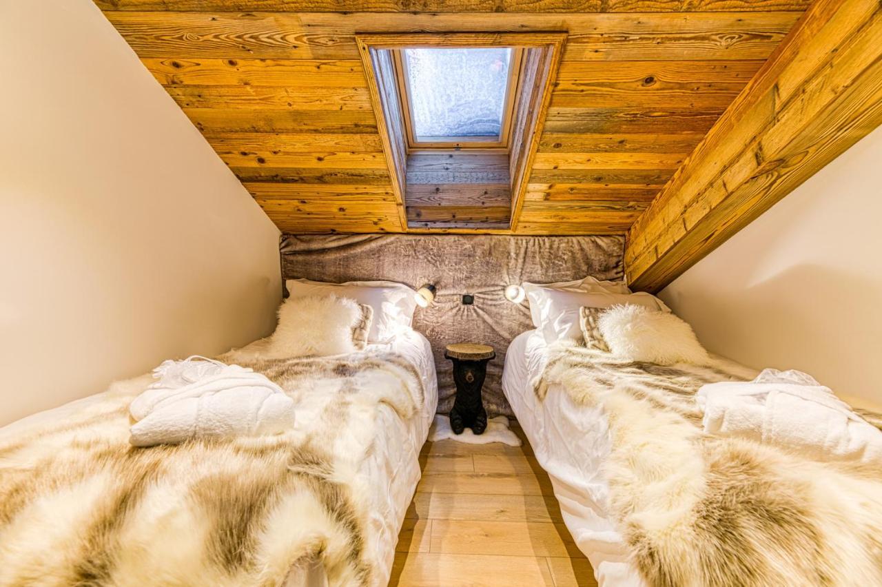 Appartement Style Chalet 5* Vue Mont-Blanc - Arc 1950 Les Arcs  外观 照片