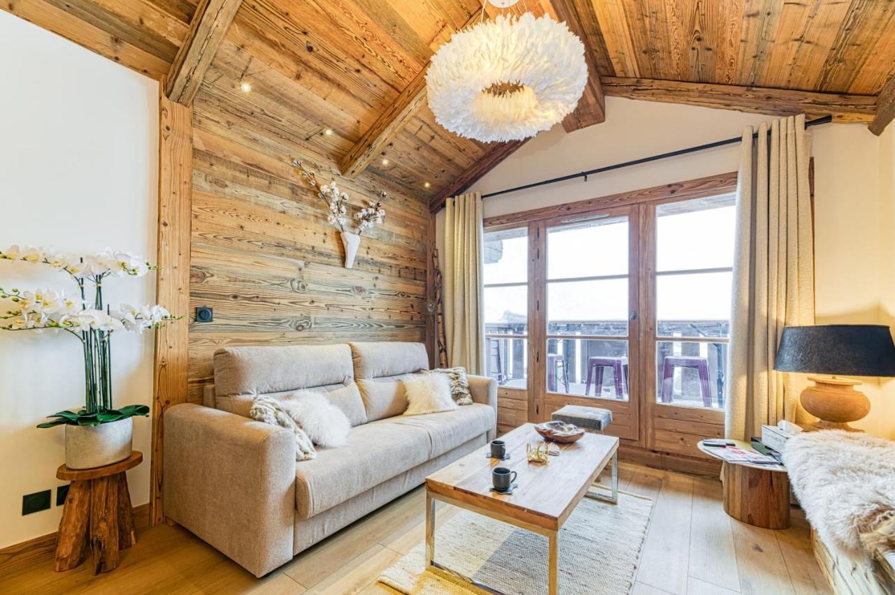 Appartement Style Chalet 5* Vue Mont-Blanc - Arc 1950 Les Arcs  外观 照片